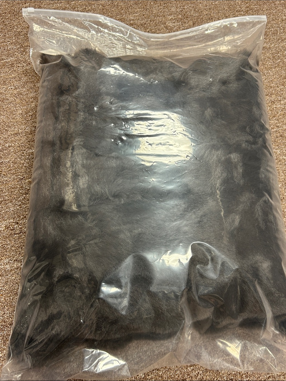 Plush Faux Fur Throw Pillow
